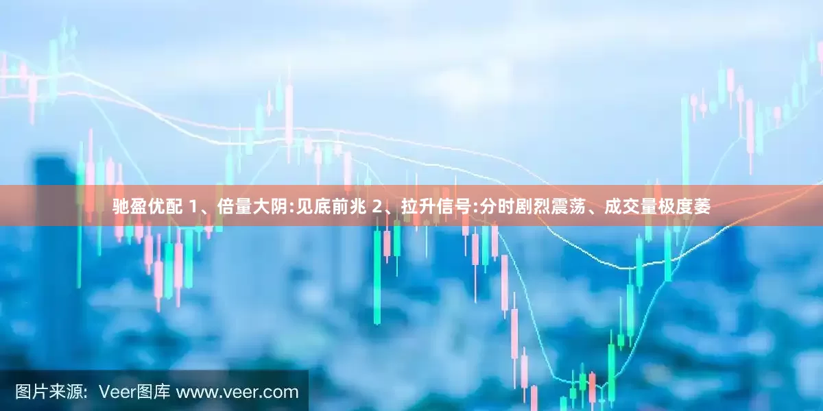 驰盈优配 1、倍量大阴:见底前兆 2、拉升信号:分时剧烈震荡、成交量极度萎